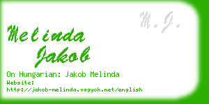 melinda jakob business card
